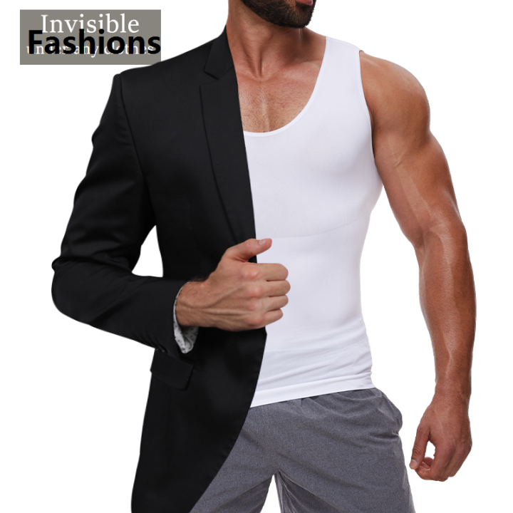 Fashions%20Mens%20Slimming%20Body%20Shaper%20Compression%20Tank%20Top%20Undershirt%20Shapewear%20Flat%20Belly%20Fitness%20Workout%20Shirts%20Abdomen%20Slim%20Vest%20-%20Image%205