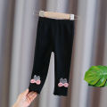 Baby Girl Leggings Spring and Autumn Baby Girl Thin Girls Outer Wear Children's White Little Girl Toddler Children's Pants. 