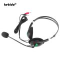Noise Canceling Computer Headset 3.5 mm Headphone Wired Earphone with Microphone Lightweight for Laptop PC School Children. 