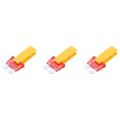 3X Car Automobile Fuse Puller Extraction Tools for Car Fuse (Yellow).