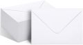 50 Packs of A7 Envelopes for Invitation, White 5x7 inch Envelopes with V Flap, Great for Graduation, Invitation, Baby Shower, Wedding and RSVP Cards (White). 