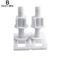 Plastic Toilet Lid Hinge Repair Bolts Toilet Cover Fixing Screw Quick Remove Plastic Rubber Expansion Screw.