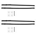 Adjustable TV Safety Straps No-Drill Adhesive Anti-Tip Furniture Anchors Kit for Baby Proofing, Flat Screens Fix to Wall.