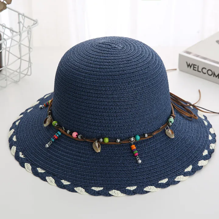 Floral%20Straw%20Hat%20UV%20Protection%20Lightweight%20Wide%20Brim%20Women's%20Sun%20Hat%20Natural%20Straw%20Foldable%20Beach%20Hat%20for%20Beachwear%20Sun%20Protection%20Vacation%20Accessory%20Outdoor%20Activities%20Fashionable%20Headwear%20-%20Image%206