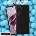 For OPPO Reno10 RENO 10 5G Luxurious Soft Liquid Silicone Shockproof Inside Brush Back Case.
