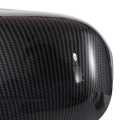 Car Carbon Fiber Ox Horn Rearview Side Glass Mirror Cover Trim Frame Side Mirror Caps for 2004 2005. 