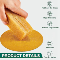 4-Piece Sandpaper Cleaning Rod Set,8-Inch Long Abrasive Cleaning Rod Suitable for Dirt, Debris,Cleaning Sanding Machines Durable Easy to Use Yellow. 