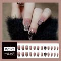 24 Pcs artificial Fake Nails Box For Women added with Liquid Glue. 