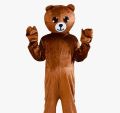 Small head Teddy bear costume with full set funn teddy bear dress. 