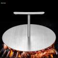 Stainless Steel Burger Hamburger for Kitchen BBQ Accessories Diameter 18cm.
