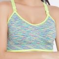Women Sports Yoga Bra breathable quick dry Top Shockproof Cross Back Push Up fitness active Bra Gym Running Bra. 