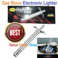 Electronic Gas Lighter - Silver, Hotshot Electronic Kitchen Stove Spark Gas Lighter. 