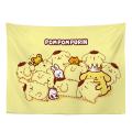 Kawaii Sanrio Cartoon Purin Tapestry Cute Pompompurin Room Decor Y2K Room Decoration Cinnamoroll Kuromi Creative Children Gifts. 