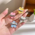 5-10 PCS Japanese Sweet Cherry Blossom Hair Clip Princess Hair Knitting Headwear Lovely Flower Hairpin. 