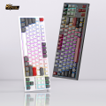 RK R87 ROYAL KLUDGE Wired Mechanical Keyboard 87 Keys RGB Backlit Hot Swap Gaming Keyboard Customised Keycaps with Dust Cover plug and play with computer or xbox or console. 