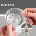 30 PCS Disposable Sink Filter Net Kitchen Sink Residue Drainage Garbage Bag Household Sewer Hair Filter Net. 