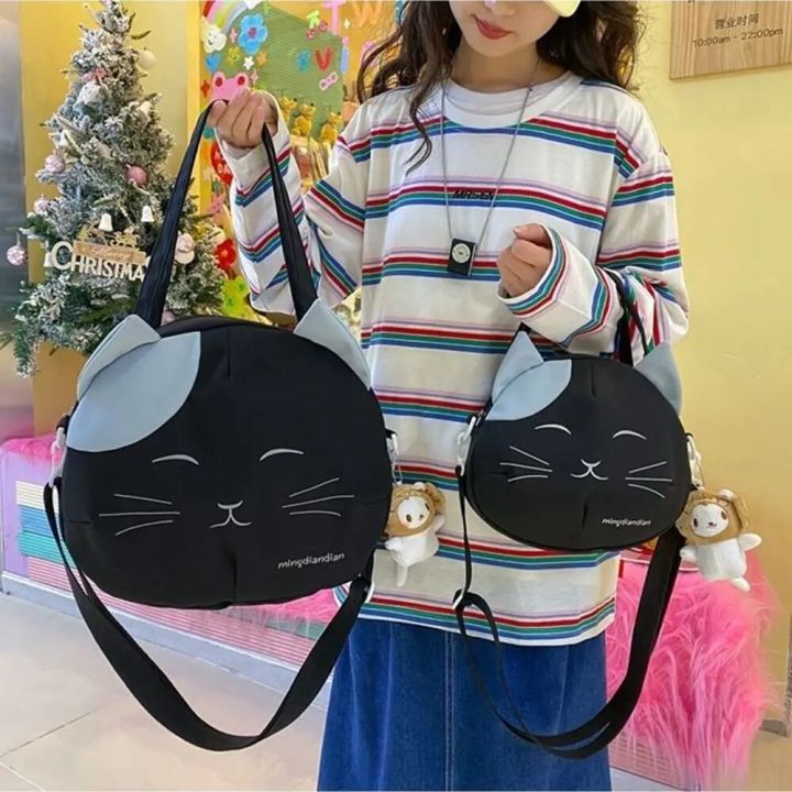 Canvas%20Nylon%20Prints%20Cat%20Messenger%20Bag%20Cute%20College%20Style%20Large%20Capacity%20Crossbody%20Bag%20Portable%20Shoulder%20Bag%20Handbag%20Streetwear%20-%20Image%206