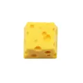 Cheese Keycap Personality Resin Mechanical Keyboard for KEY Cap Chesse Cake Design Yellow. 
