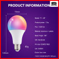 Smart App Control Led Bluetooth And WiFi RGB Bulb. 