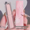 LEINTO Pink Peach Custard Lipstick Moisturizing and moisturizing, watery glossy mirror whitening makeup, makeup, jelly lip gloss. 