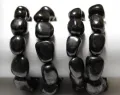 【VisioN Shop】Elite Shungite Nugget Bracelet Stretchy Shungite Bracelet Heal Energy Karelia.. 