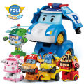 Genuine Shapeshifting Police Car Polley Toy Shapeshifting Robot Roy Fire Truck Ambulance POLI Rescue Team.