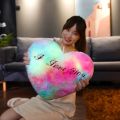 36*30 Toys for Children Plush Light Heart Toy Soft Present Birthday Gift Light LED Stuffed Animals Plush Toy Colorful Glowing.