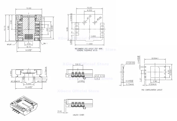 QFN8%20/WSON8/MLF8/MLP8/DFN8%20TO%20DIP8%20universal%20two-in-one%20socket/adapter%20for%20both%206*5MM%20and%208*6MM%20chips%20SMT%20BIOS%20flash%20socket%20minghao%20-%20Image%203