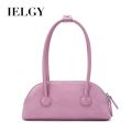 New IELGYin blogger with the ame macaron houlder bag new all-match mini portable baguette.