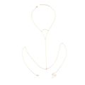 body chain minimalist style bikini necklace necklace chain female personality metal chain chest ditch chain.
