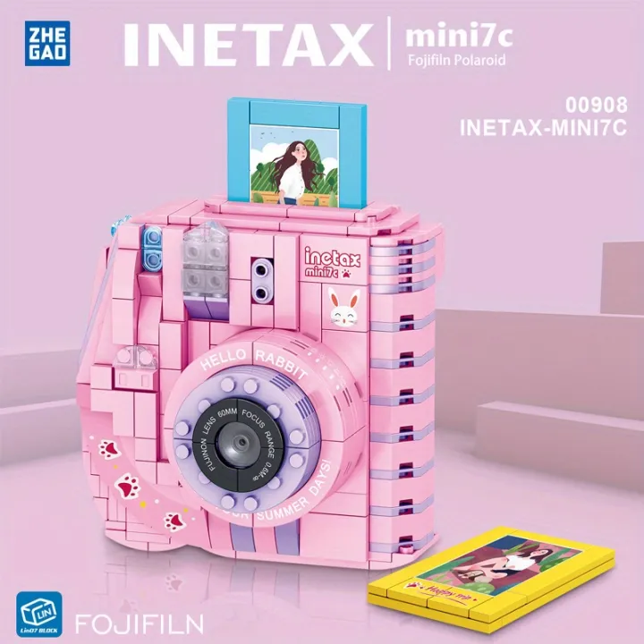Building%20Blocks%20Creative%20Series,%20Simulation%20Retro%20SLR%20Polaroid%20Camera%20Micro%20Particle%20Assembly%20Model,%20KankongAgu%20-%20Image%204