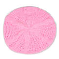 2020 Korean version new autumn and winter big bud Fried Dough Twists ball knitted hat women's wool beret.