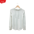 Women's Long-sleeve Pullover Striped Printed Sweatshirts Hoodie for Ladies From LEVIN.
