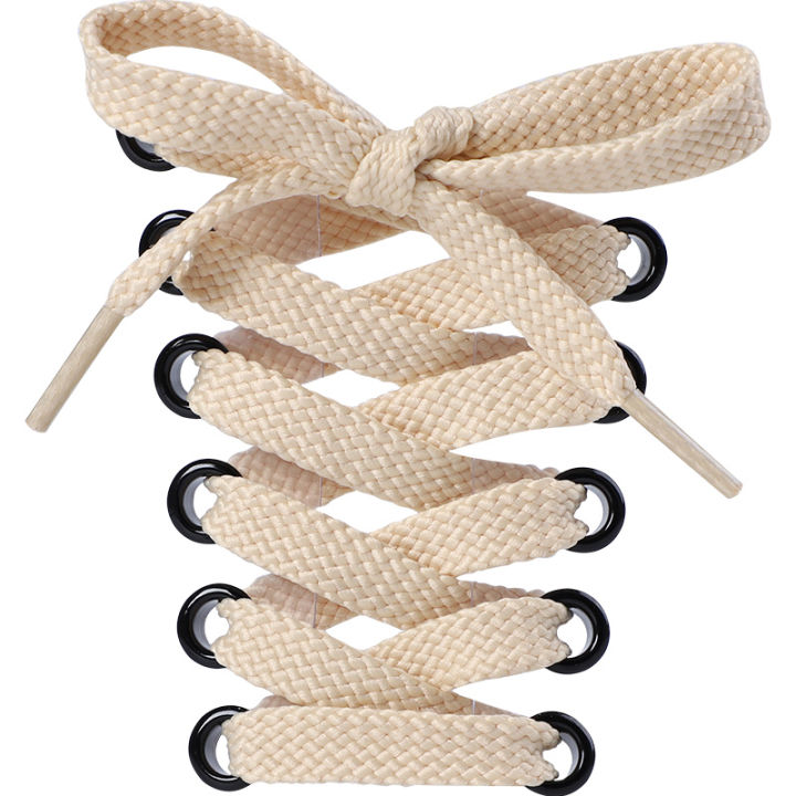 LSGS%201Pair%20Flat%20Classic%20Thicken%20Shoelace%20Black%20White%20Solid%20Shoelaces%20for%20Sneakers%20Running%20Sports%20Basketball%20Shoe%20laces%20Casual%20Strings%20-%20Image%202