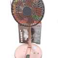 Jy Super JY-2215 Professional Rechargeable Portable Mini Table Fan Strong Wind 180 Degrees foldable- AC/DC.