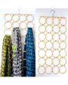 Premium Heart Home 20+ Circle Plastic Ring Hanger for Scarf, Shawl, Tie, Belt, Closet Accessory Wardrobe Organizer. 