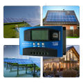 MPPT Solar Charge Controller 100A 60A 30A , 12V/ 24V Solar Panel Intelligent Regulator with Adjustable LCD Display Dual USB Port Timer Setting Auto Parameter. 