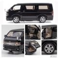 1:32 Toyota Hiace Van Diecasts Alloy Car Luxurious Simulation Toy Vehicles Metal Car 6 Doors Open Model Car Sound Light Toys For Gift. 