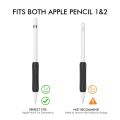 For Apple Pencil 1 2 Silicone Grip Case Dust Proof Touch Pen Holder iPad Stylus Cover.