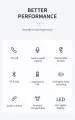 XG-13 TWS Bluetooth Earphone Wireless Headphones V5.0 In-ear Headset Waterproof Noise Reduction Earbuds With LED Power Display with Portability. 