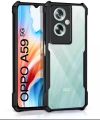 Oppo A59 5G Protective Black Border Crystal Clear Xundd Mobile Back Case Cover.