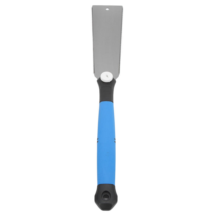 Japanese Pull Saw, Portable Labor Saving Double Sided Hand Saw High Strength Non Slip with Rubber Handle for Woodworking