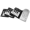 Portable 49 Keys Flexible Roll up Piano Electronic Soft Keyboard Gift for Kid. 