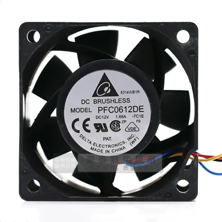 New%20Pfc0612de%2012v%201.68a%206038%206cm%204-Wire%20High%20Speed%20Violent%20Cooling%20Server%20Fan%20-%20Image%205