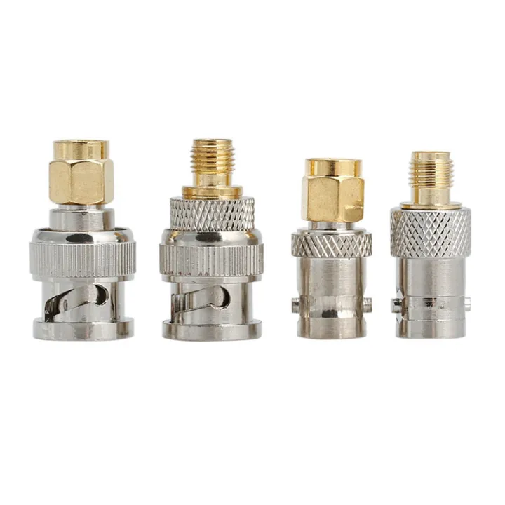 4Pcs%20BNC%20To%20SMA%20Type%20Male%20Female%20RF%20Connector%20Adapter%20Test%20Converter%20Kit%20Set%20-%20Image%203