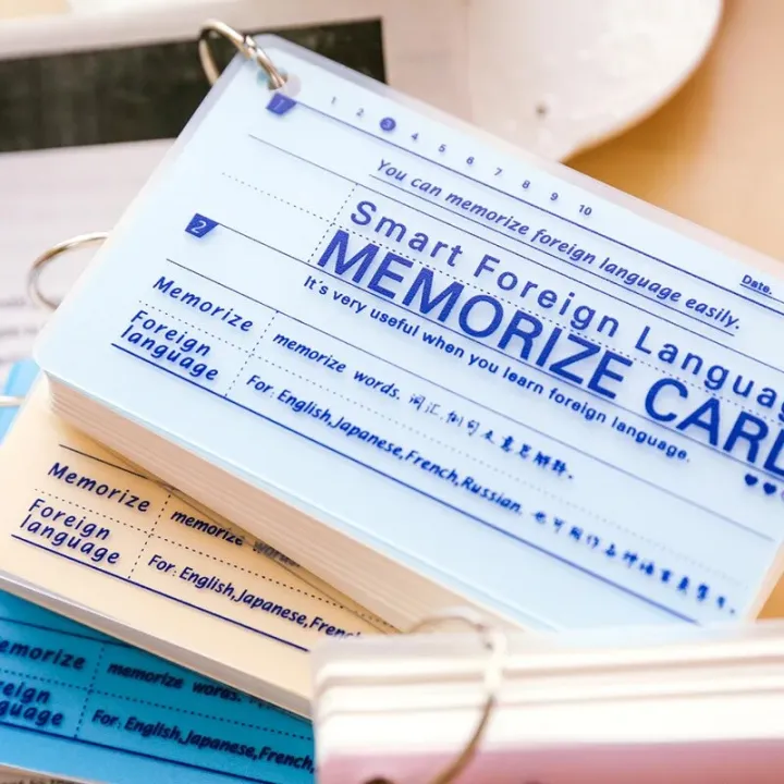 Memo%20Pad%20Stationery%20Multicolour%20Memory%20Card%20Steel%20Ring%20Notes%20Card%20Smart%20Foreign%20Language%20Memorize%20Card%20124*74mm%20-%20Image%202