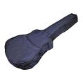 Acoustic Guitar Gig Bag Case Backpack with Zippered Pocket Design - Black.