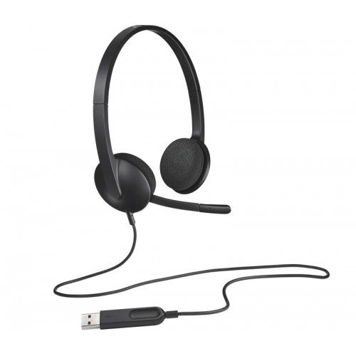 Logitech H340 USB Computer Headset with Noise-Cancelling Mic