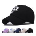 Baseball Cap Snapback Hat Sun hat Spring Autumn baseball cap Sport cap P letter Cap Hip Hop Fitted Cap Hats For Men Women. 