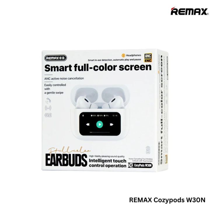 REMAX%20CozyPods%20W30N%20TWS%20Airpods%20Pro%202nd%20Generation%20Noise-Cancelling%20ANC%20True%20Wireless%20Earbuds%20with%20Touchscreen%20-%20Image%203